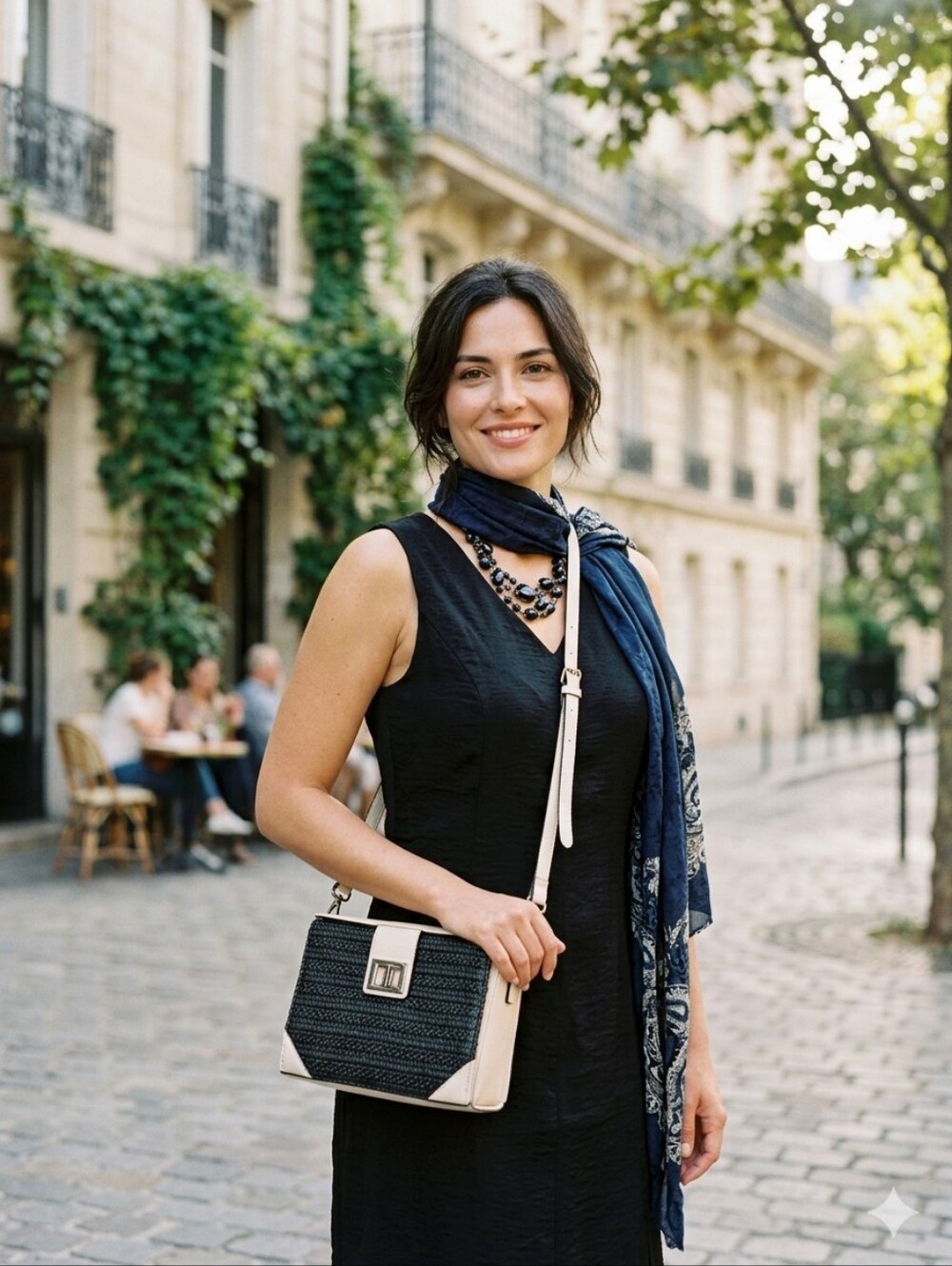 😺STEVE MADDEN BBOXY Crossbody in Black & Cream purse bag